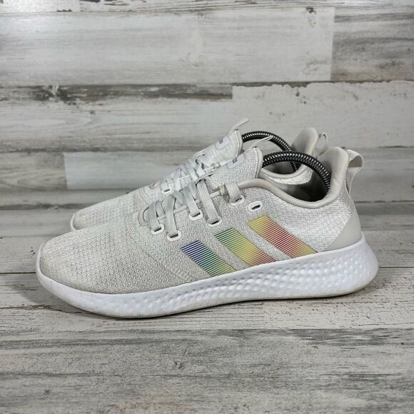 Adidas Women's Puremotion‎ GZ8523 White Running Shoes Sneakers Size 9.5 US - Picture 2 of 8